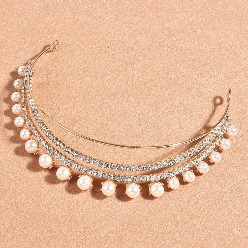 Goddess Crown for Wedding Bride Birthday Princess Bridal Shower Hair Accessories